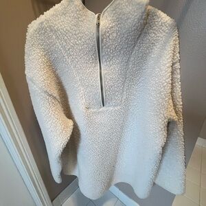 Cozy Cream Sherpa Pullover